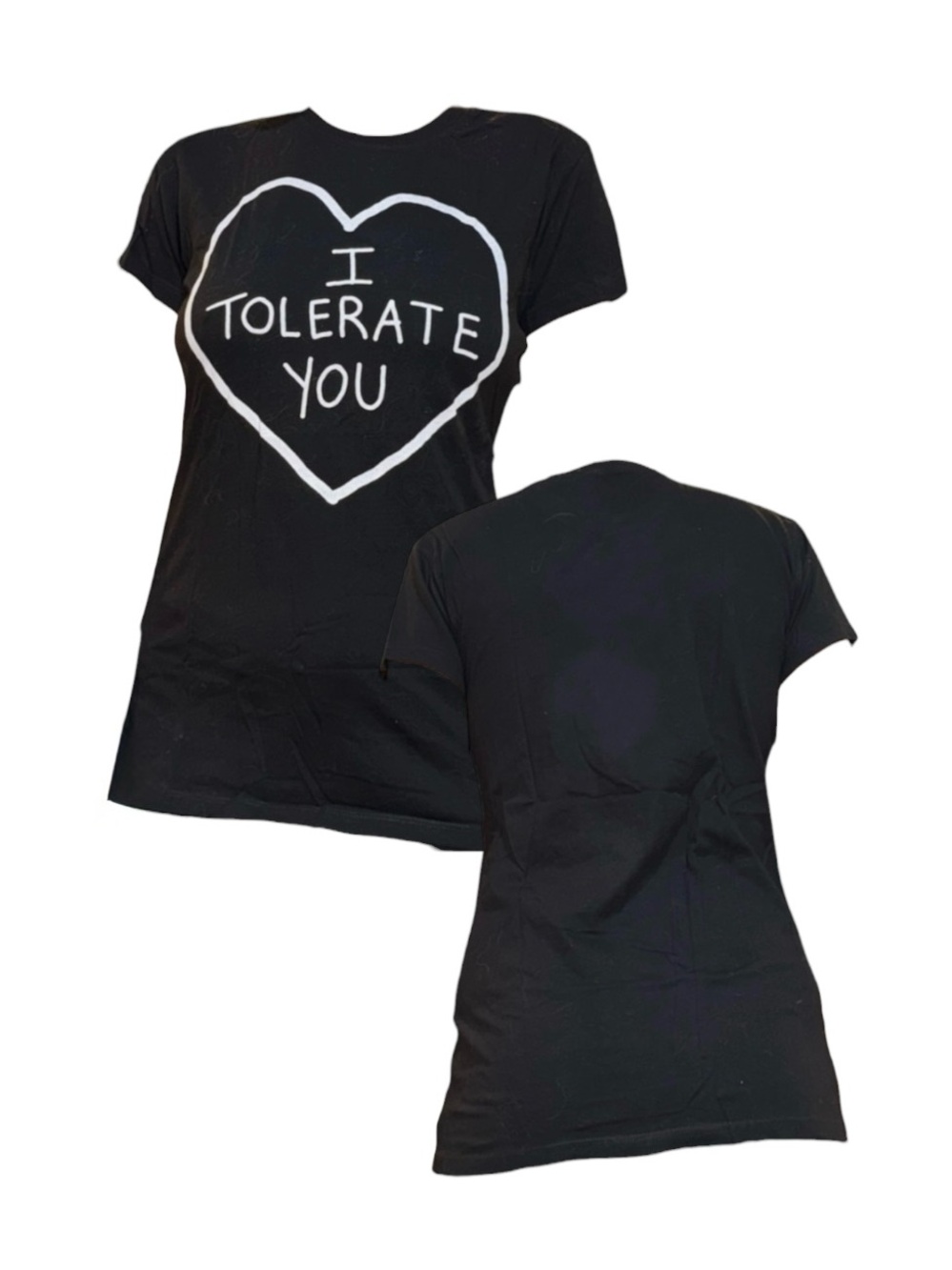 Black I Tolerate You Tee